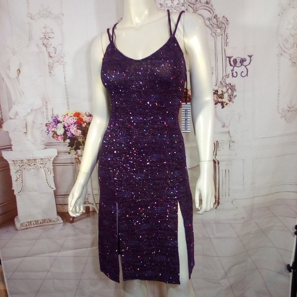 ON SALE !!! New-The Party Purple Dress - Picture 4 of 6